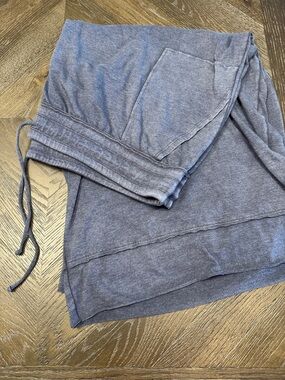 Lane Bryant LIVI Cozy Blue Drawstring Lounge Pants